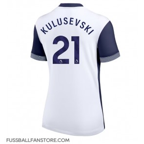 Tottenham Hotspur Dejan Kulusevski #21 Replik Heimtrikot Damen 2024-25 Kurzarm